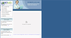 Desktop Screenshot of petmedplace.com