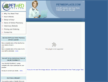 Tablet Screenshot of petmedplace.com